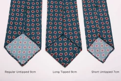 Aqua Green Jacquard Woven Tie
