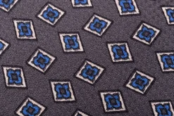 Battleship Gray Jacquard Woven Tie