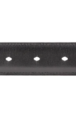 Black Boxcalf & Brown Russian Reindeer Reversible Leather Belt
