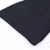 Black Single End Silk Moiré Bow Tie