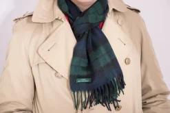 Black Watch Tartan Cashmere Scarf