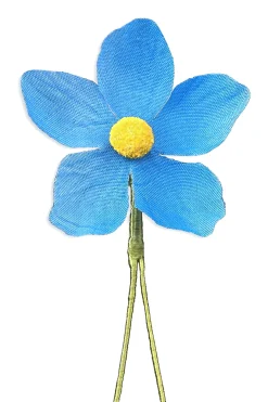 Blue Forget-Me-Not Boutonnière Flower