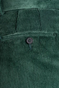 British Racing Green Stancliffe Corduroy Trousers