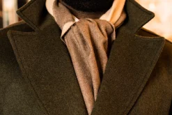Brown & Oatmeal Double Sided Alpaca Scarf