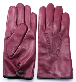 Burgundy Lamb Nappa Leather Dress Gloves