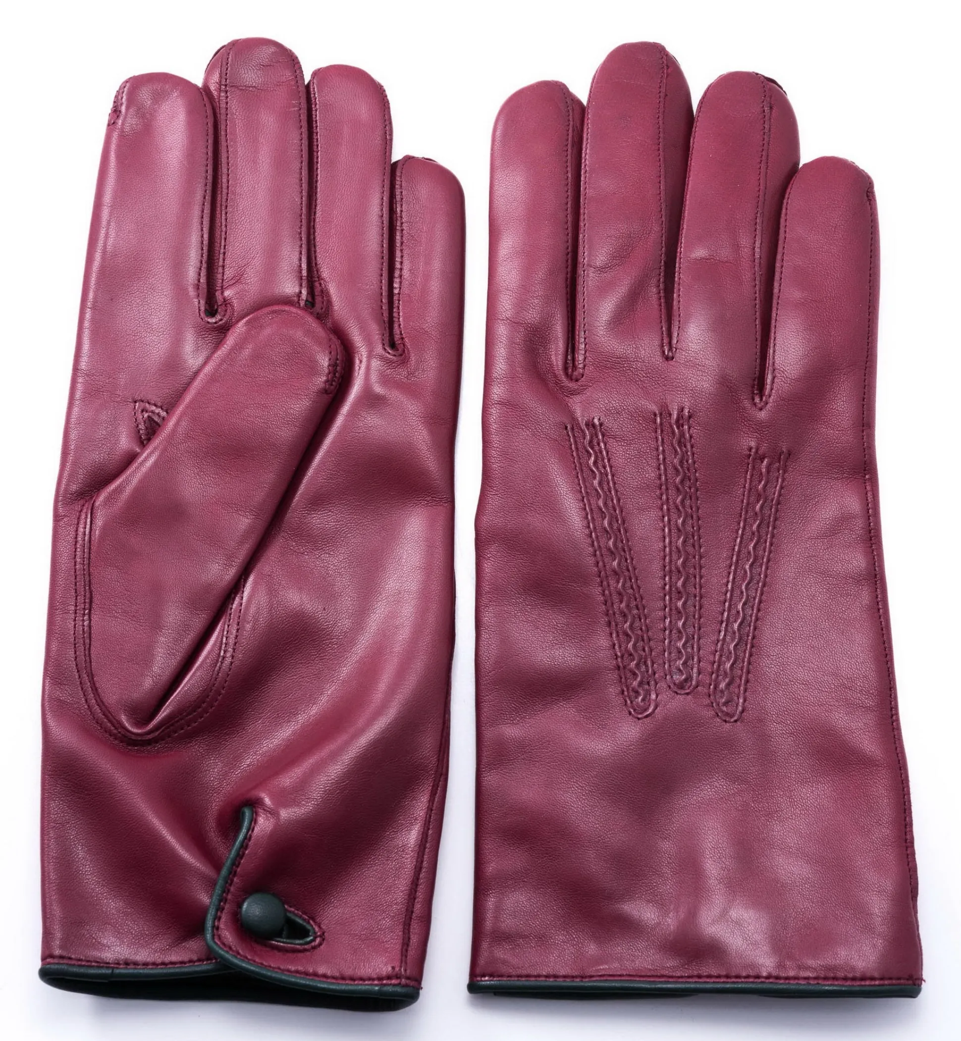 Burgundy Lamb Nappa Leather Dress Gloves