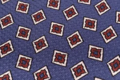 Butcher Blue Jacquard Woven Bow Tie