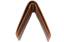 8 Card Classic Bifold Wallet in Saddle Brown Full-Grain Dumont Leather