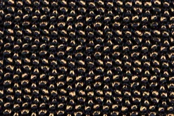 Charcoal & Cognac Two-Tone Silk Knit Tie