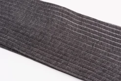 Charcoal & Light Gray Shadow Stripe Lightweight Cotton Socks
