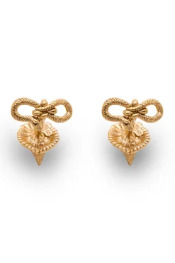 Eagle & Snake Yellow Gold Vermeil Cufflinks