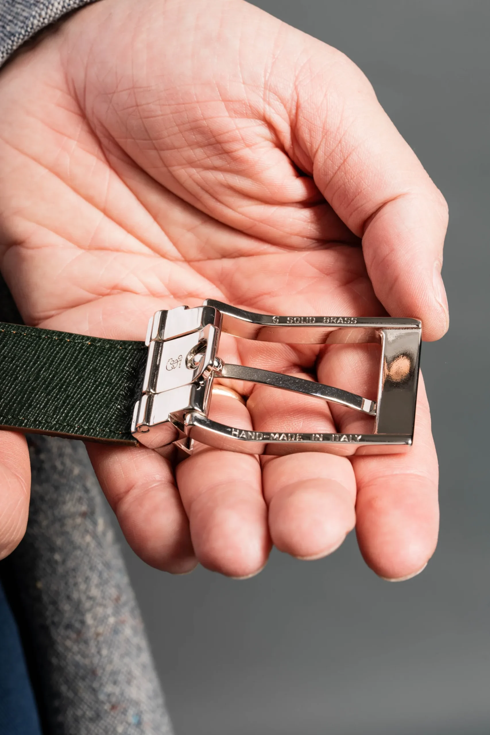 Edmund Silver Belt Buckle