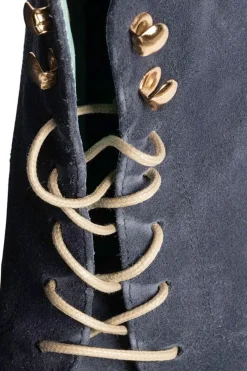 Flat Beige Waxed Cotton Shoelaces