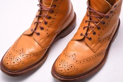 Flat Burgundy Waxed Cotton Shoelaces