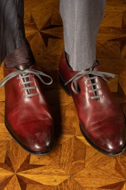 Flat Charcoal Waxed Cotton Shoelaces