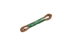 Flat Coffee Brown Waxed Cotton Shoelaces