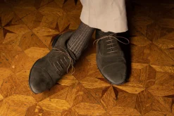 Flat Coffee Brown Waxed Cotton Shoelaces