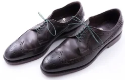 Flat Dark Green Waxed Cotton Shoelaces
