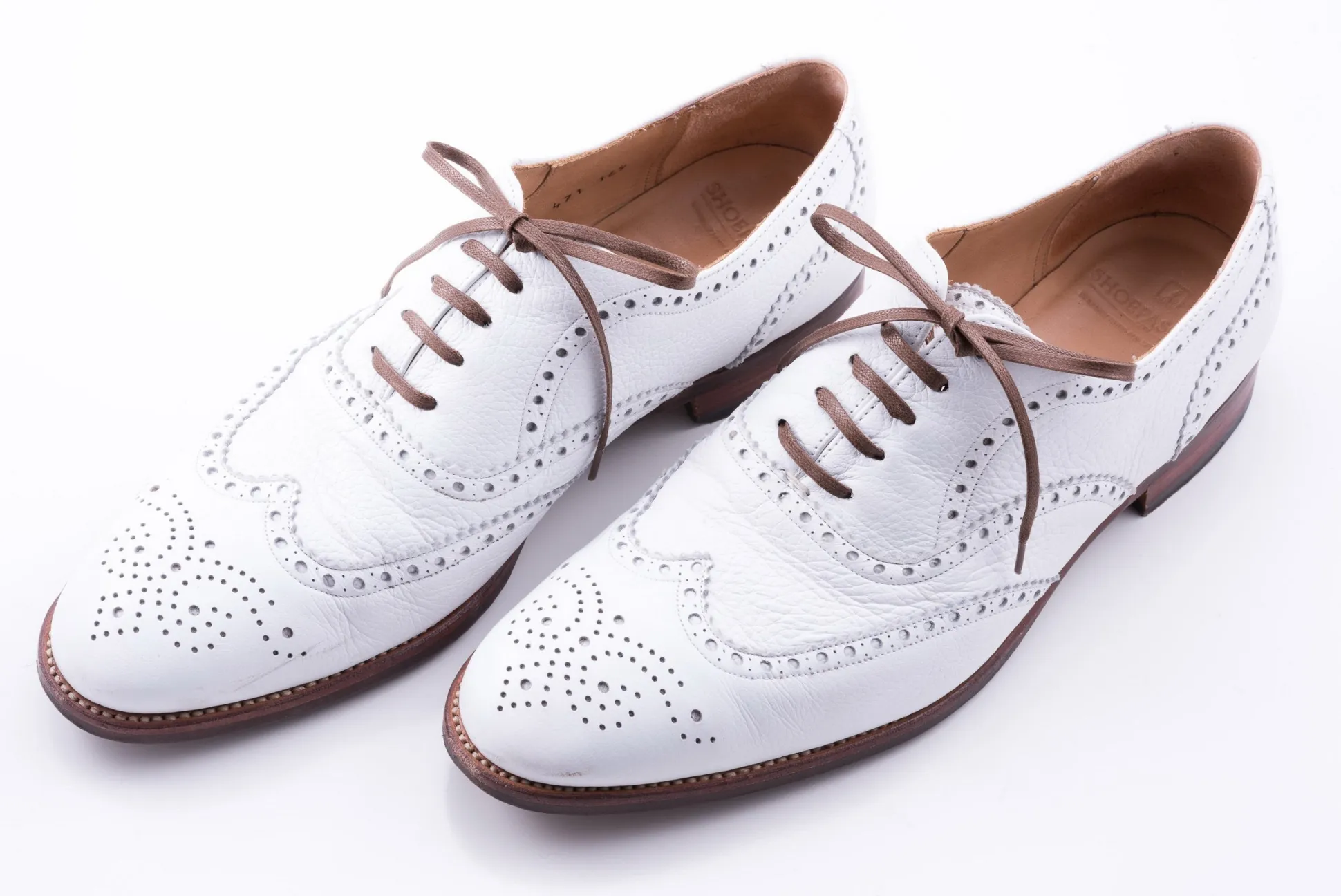 Flat Mid Brown Waxed Cotton Shoelaces