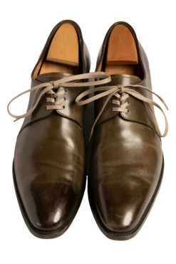 Flat Sand Waxed Cotton Shoelaces