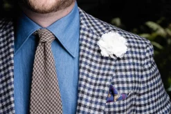 Ivory Carnation Boutonnière Flower