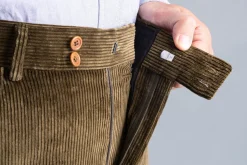 Khaki Drab Stancliffe Corduroy Trousers