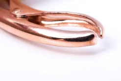 Large Rose Gold 70mm Collar Clip for Modern Medium Spread Collars