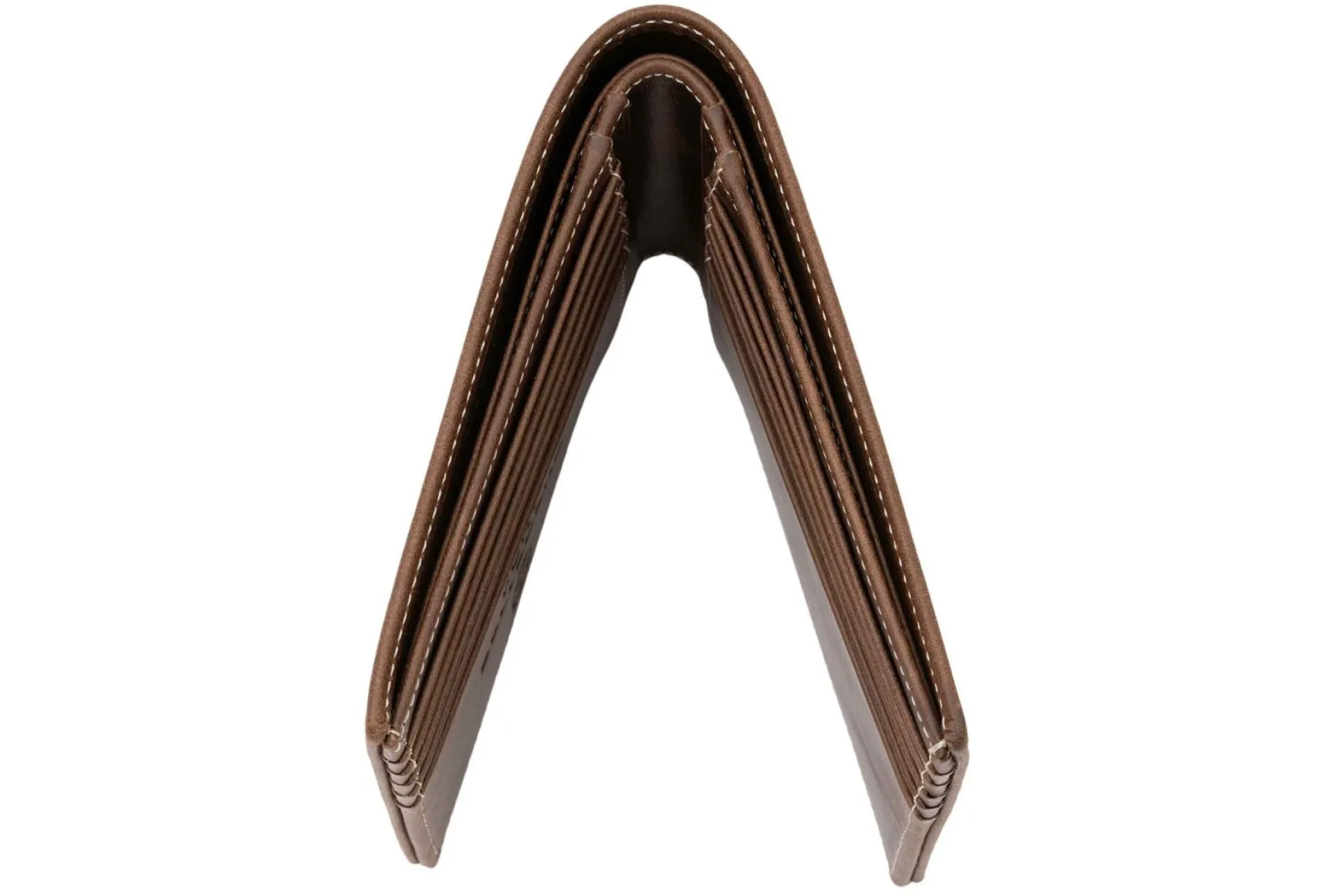 Le Grand 10 Card Antique Mahogany Leather Wallet