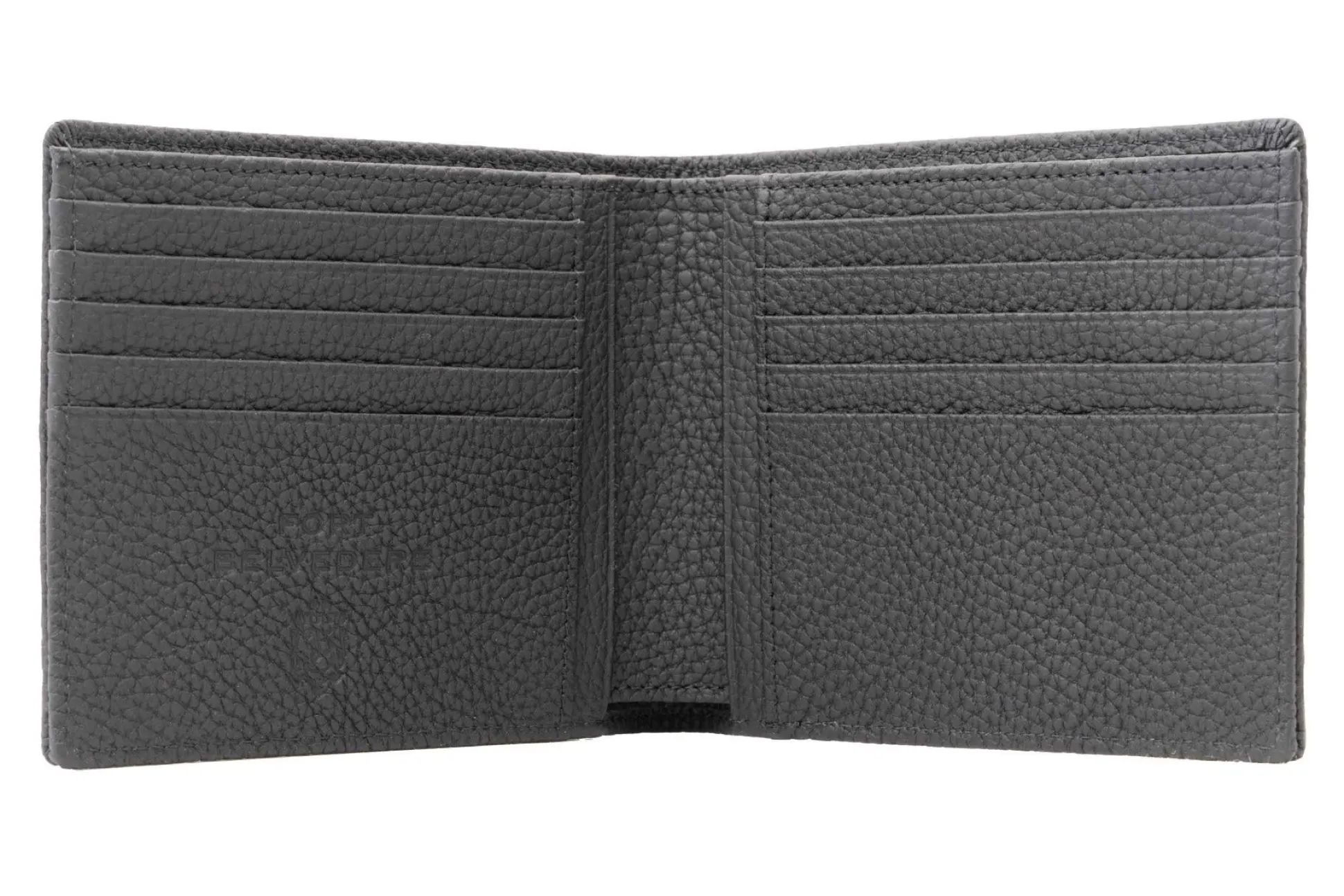 Le Grand 10 Card Black Togo Calf Leather Wallet