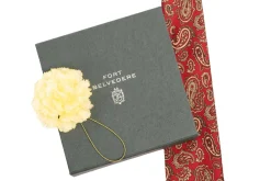 Life-Size Golden Yellow Carnation Boutonnière Flower