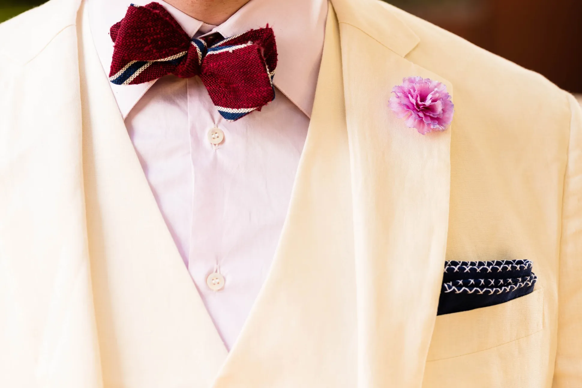 Life-Size Pale Pink Carnation Boutonnière Flower