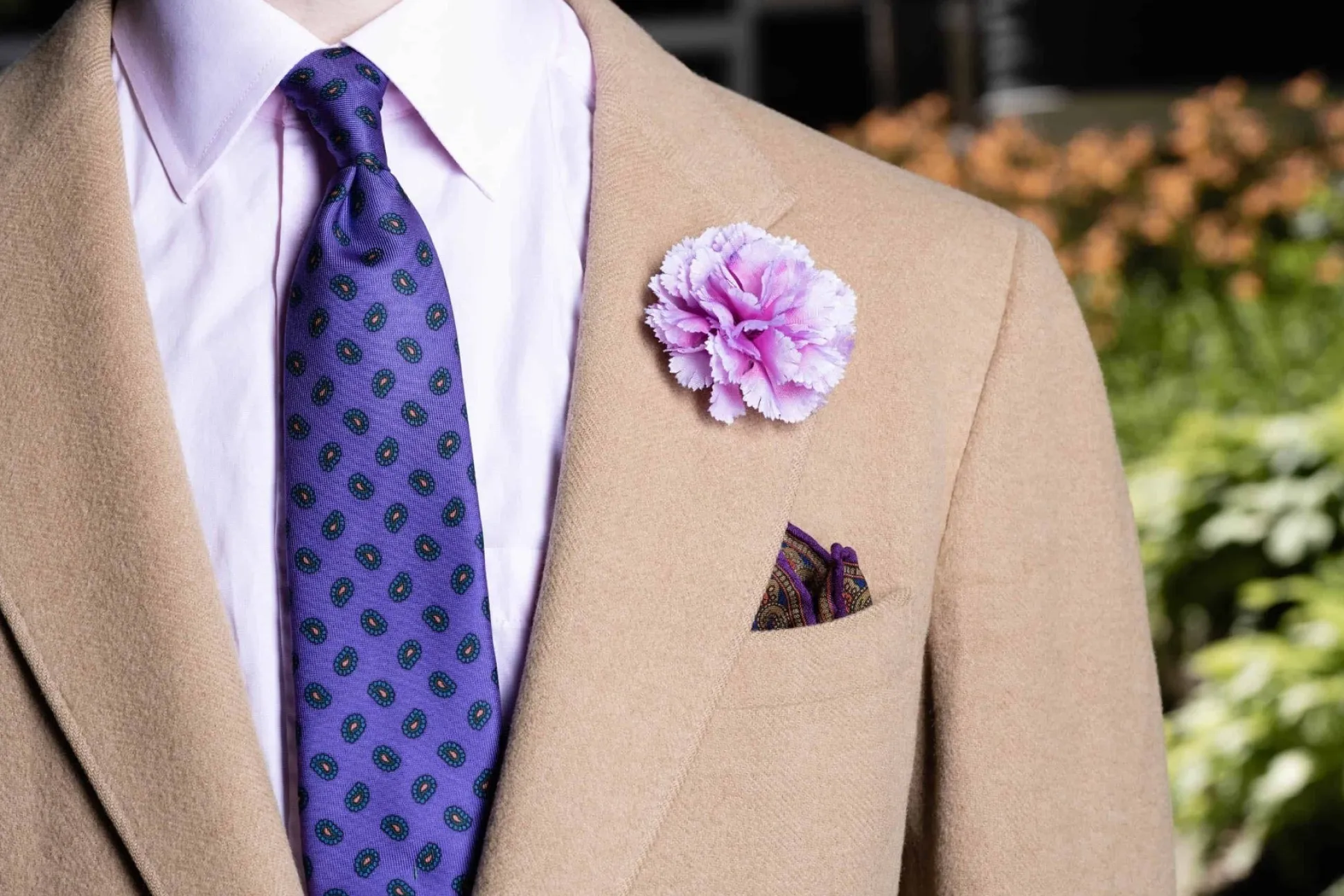 Life-Size Pale Pink Carnation Boutonnière Flower