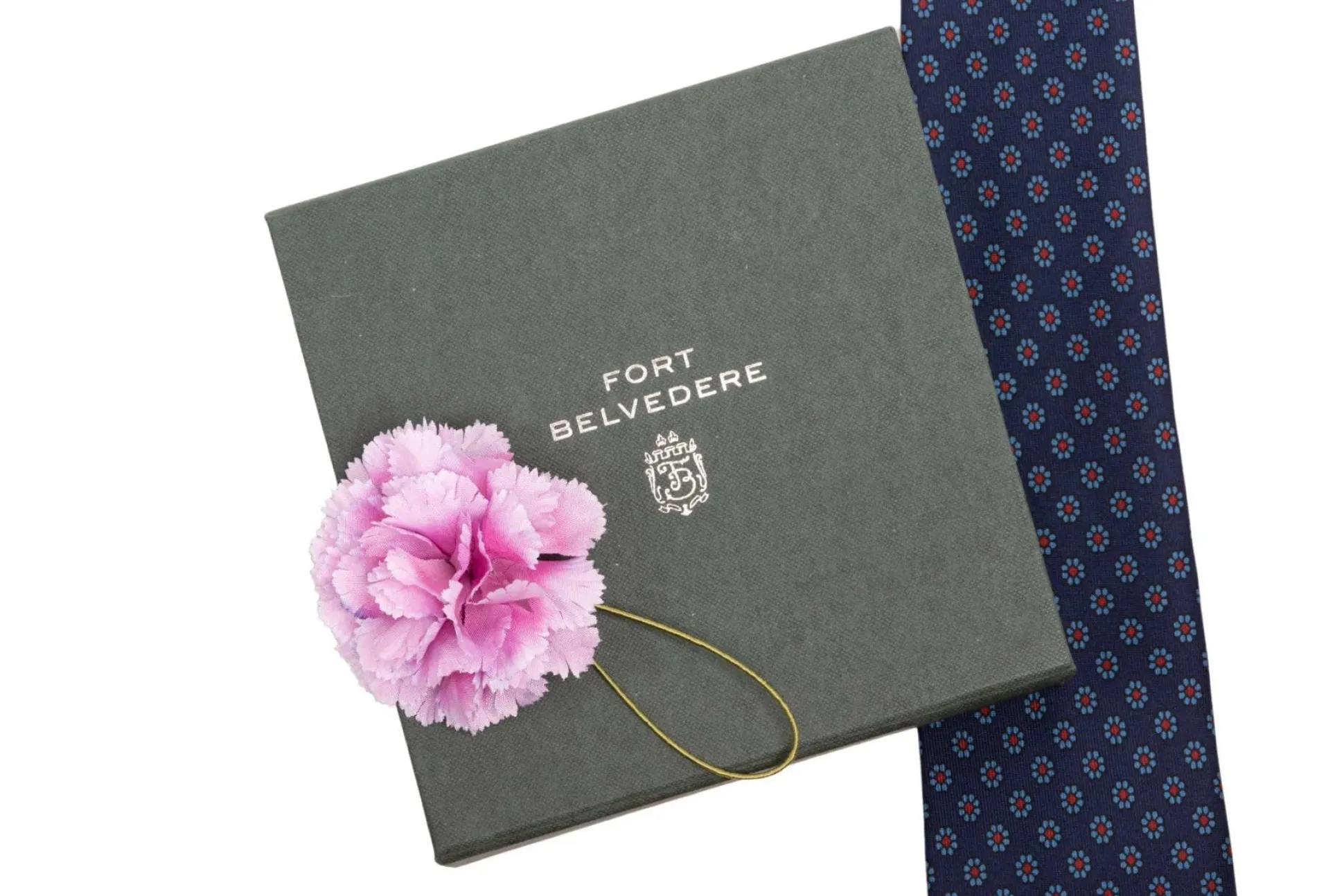 Life-Size Pale Pink Carnation Boutonnière Flower