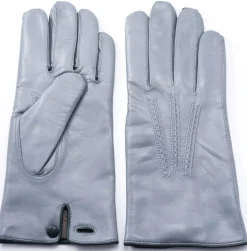 Light Gray Lamb Nappa Gloves