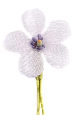 Light Lavender Geranium Silk Boutonnière Flower