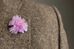 Light Purple Cornflower Boutonnière Flower