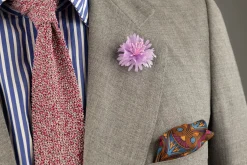 Light Purple Cornflower Boutonnière Flower