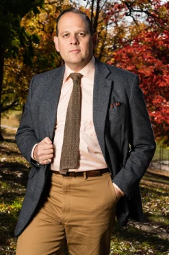 Melange Country Tweed Silk Knit Tie