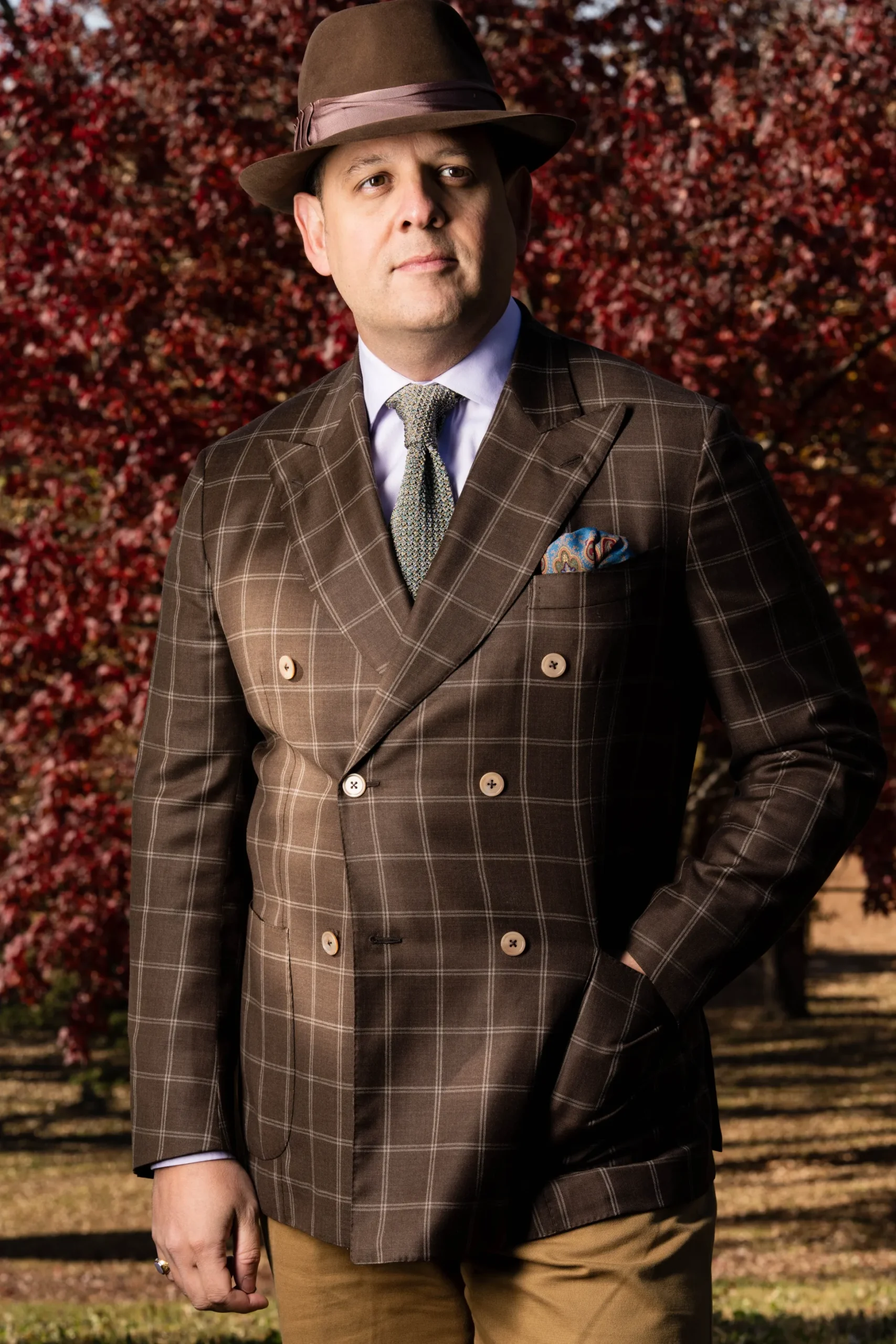 Melange Oatmeal & Spring Silk Knit Tie