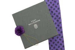 Mini Dark Purple Carnation Boutonnière Flower