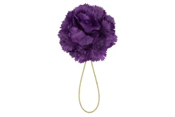 Mini Dark Purple Carnation Boutonnière Flower