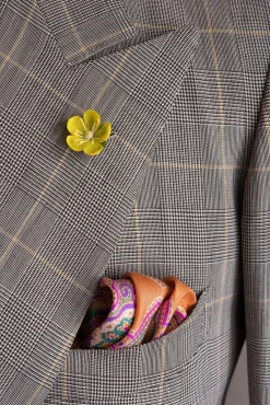 Mini Yellow Buttercup Boutonnière Flower