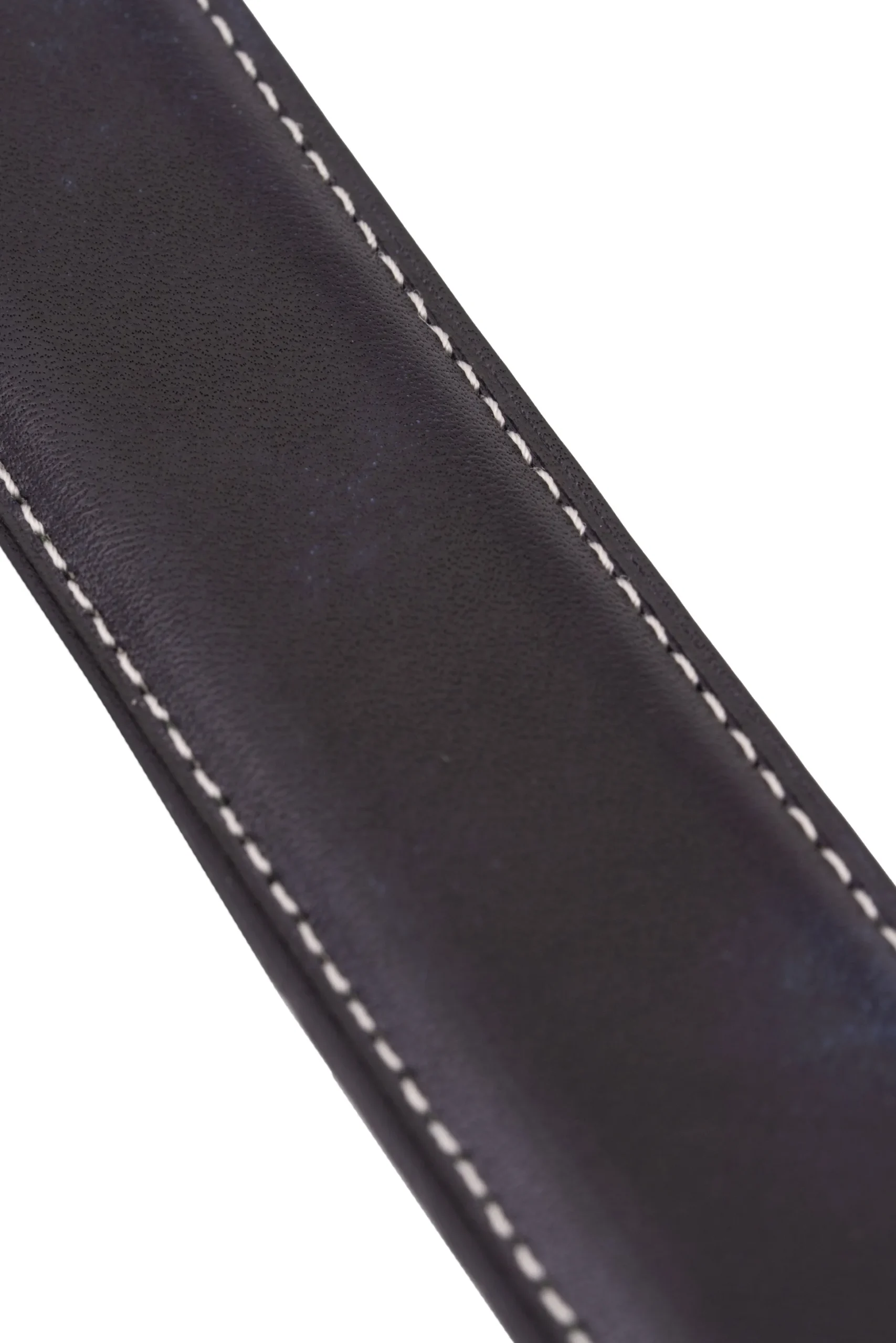 Navy Blue Museum Calf Leather Belt