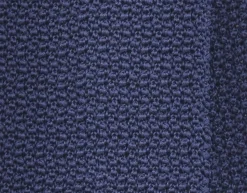 Navy Silk Knit Tie