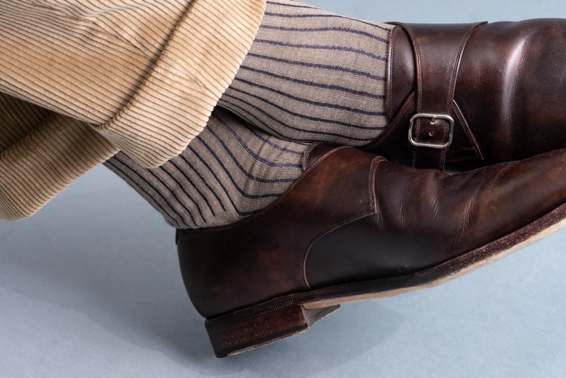 Pale Taupe Stancliffe Corduroy Trousers