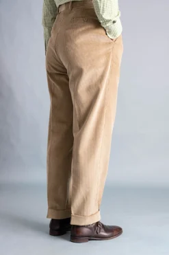 Pale Taupe Stancliffe Corduroy Trousers
