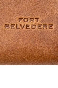 3-Pen Saddle Brown Montecristo Full-Grain Leather Pen Case