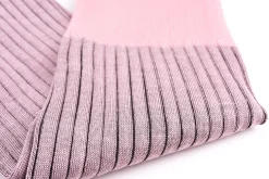 Pink & Gray Shadow Stripe Lightweight Cotton Socks