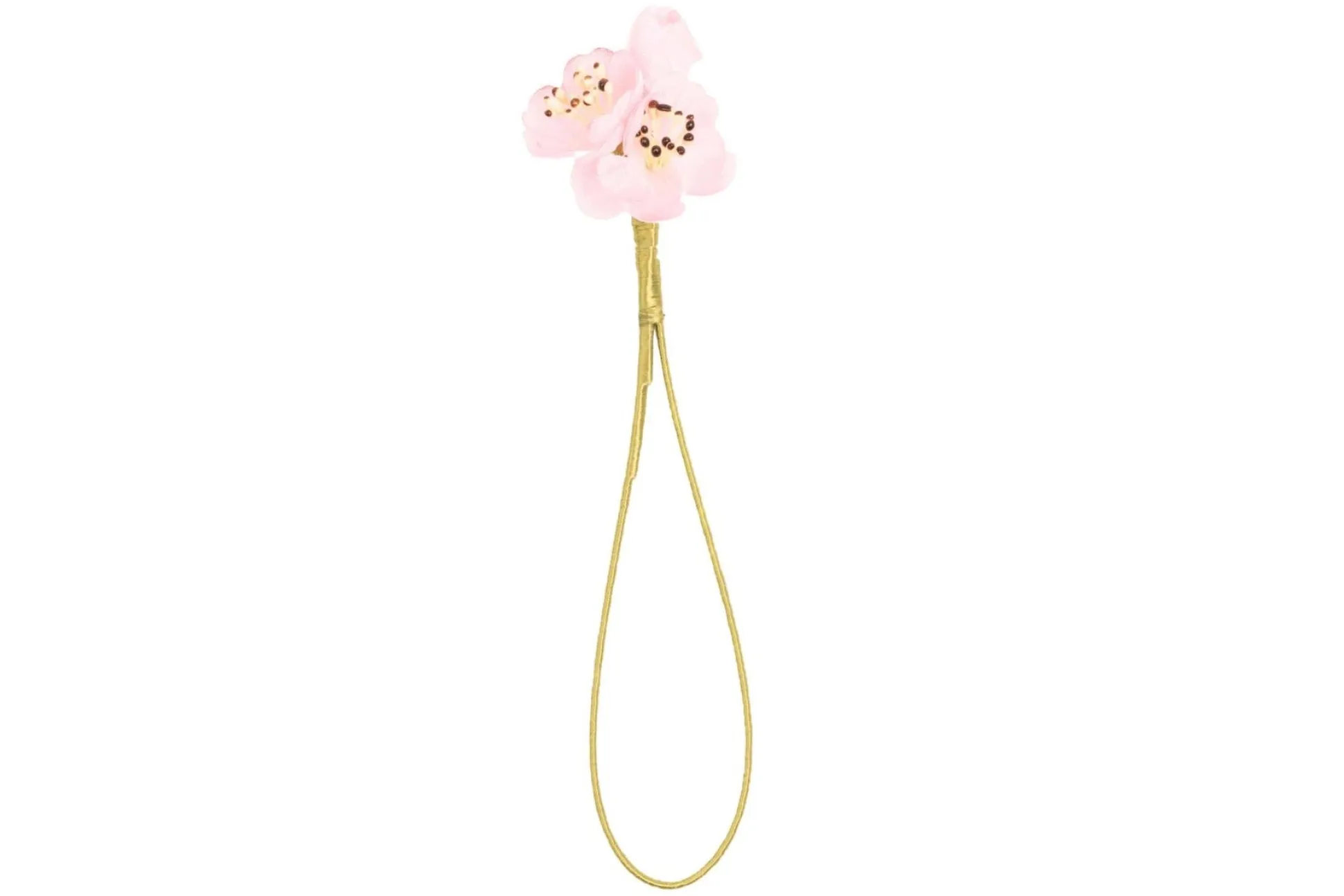 Pink Triple Almond Blossom Boutonnière Flower
