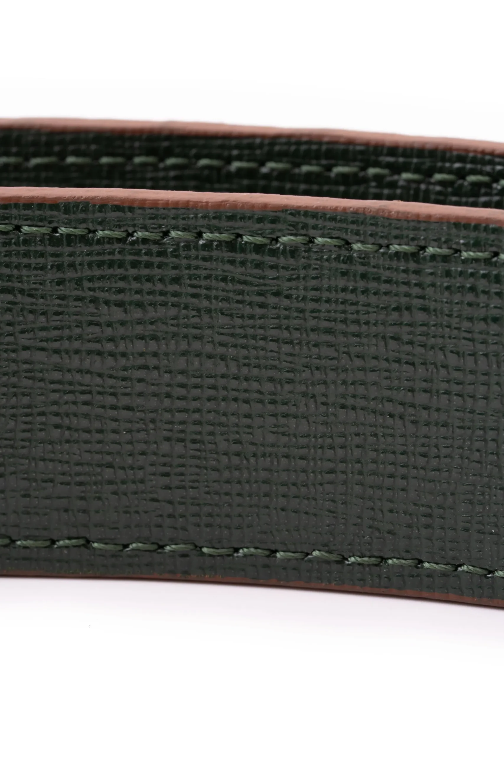 Polo Brown Suede Calf Leather Belt